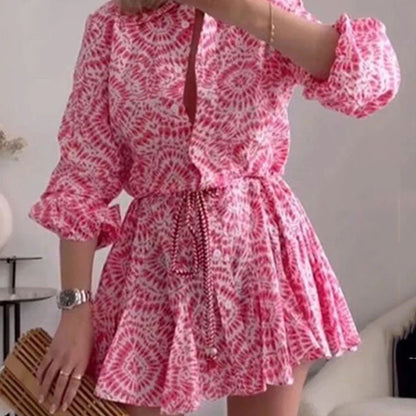 Ruffled Mini Dress