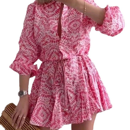 Ruffled Mini Dress