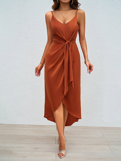 Summer Solid Color Camisole Dress