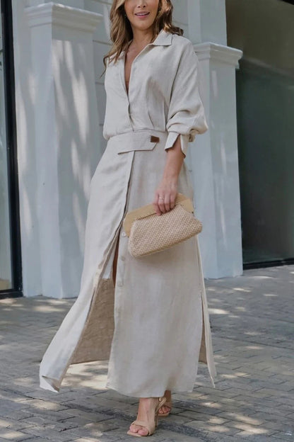 Long Sleeve Pocket Dress