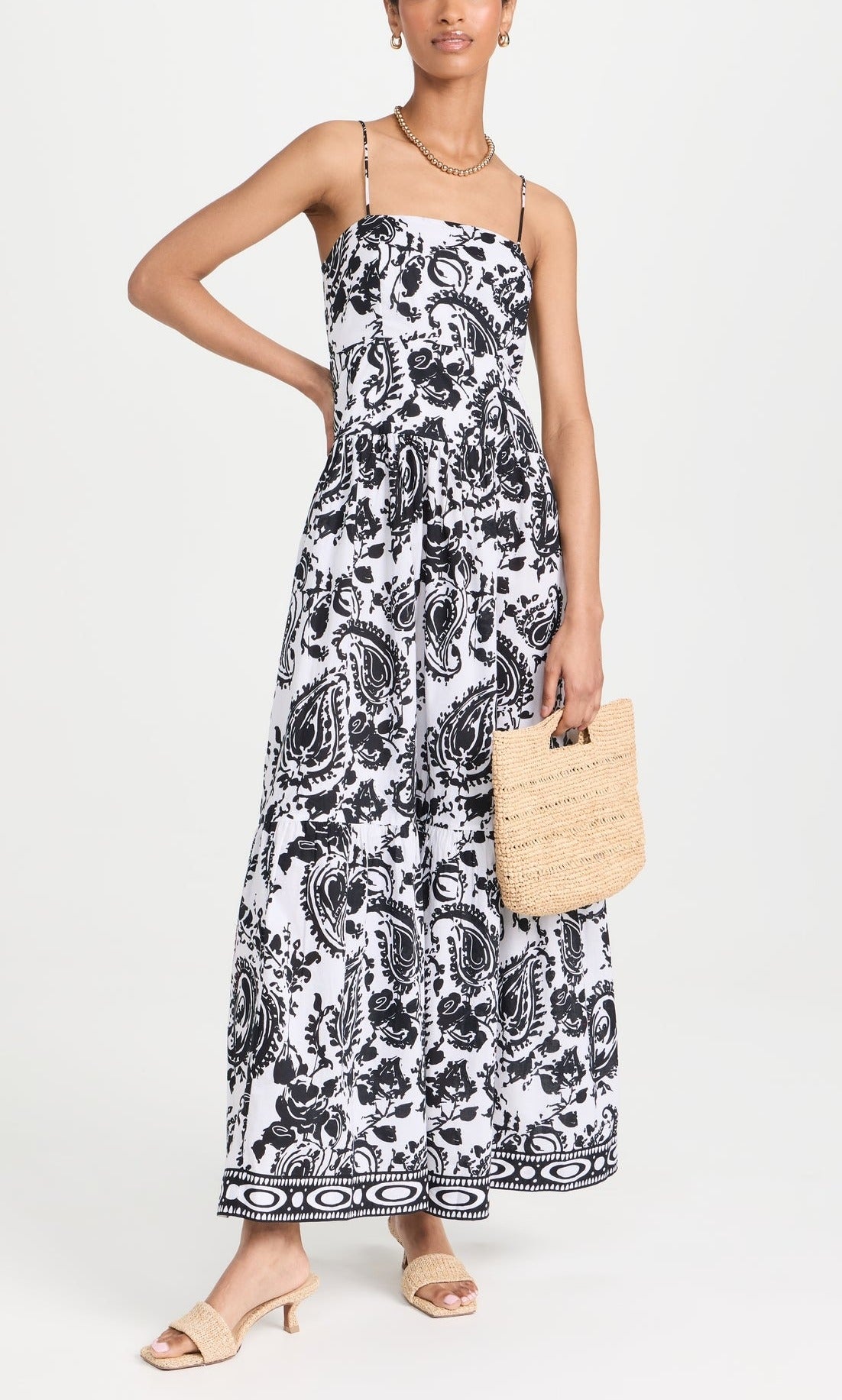 Square Neck Maxi Dress