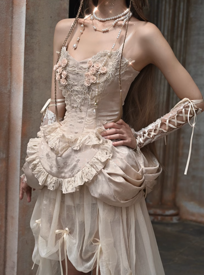 Gorgeous Exquisite Rococo Fishbone Corset