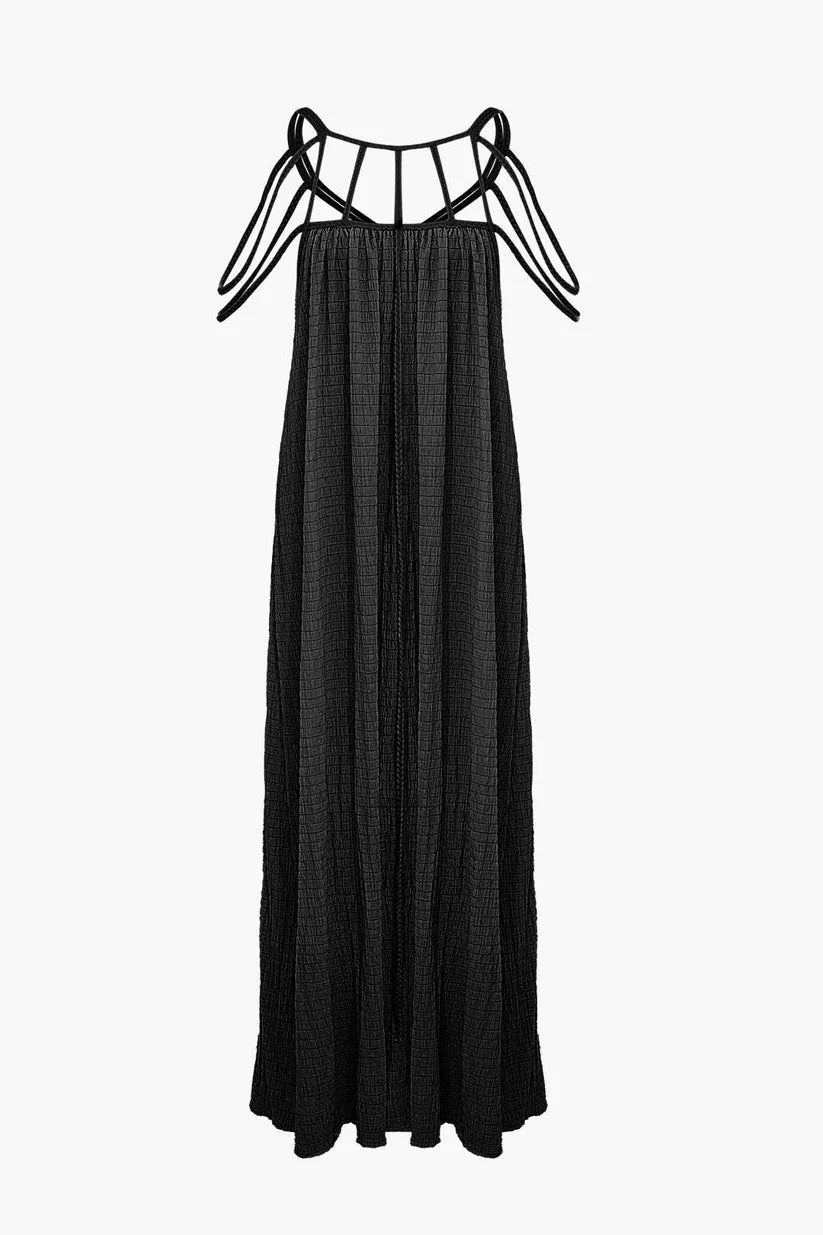 Goddess Backless Maxi Dress