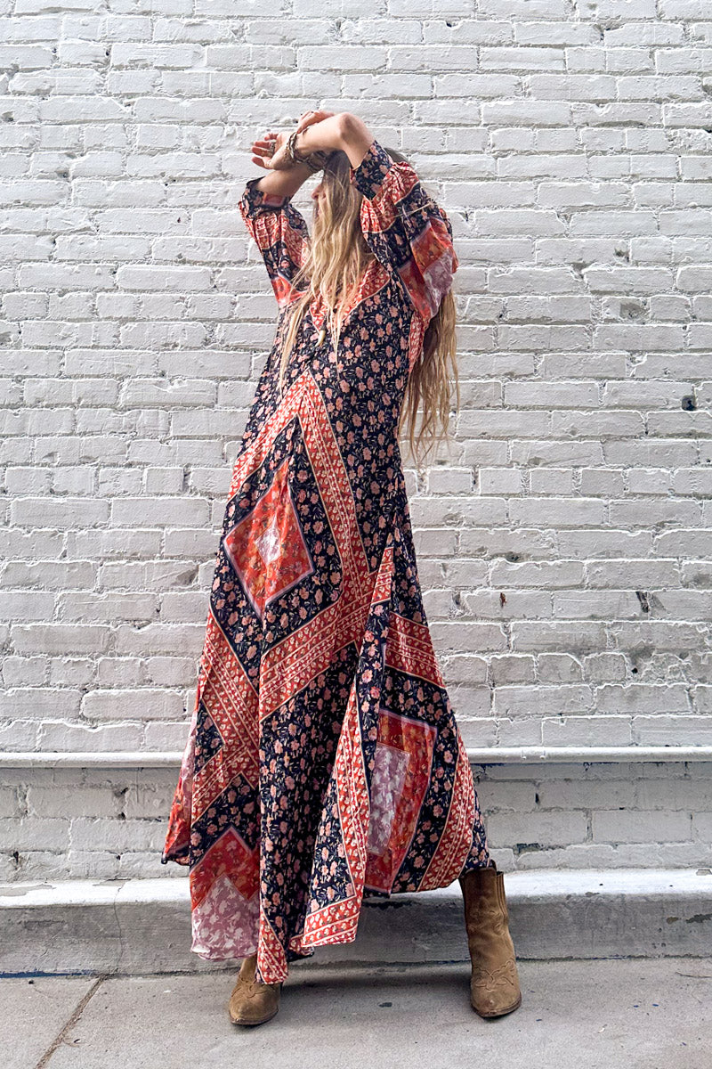 Roma Saloon Maxi Dress