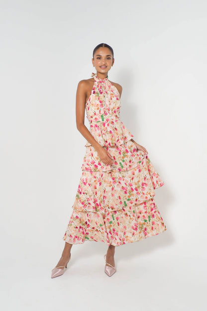 🌸Up to 50% off🔥 Harlow Floral Midi Dress