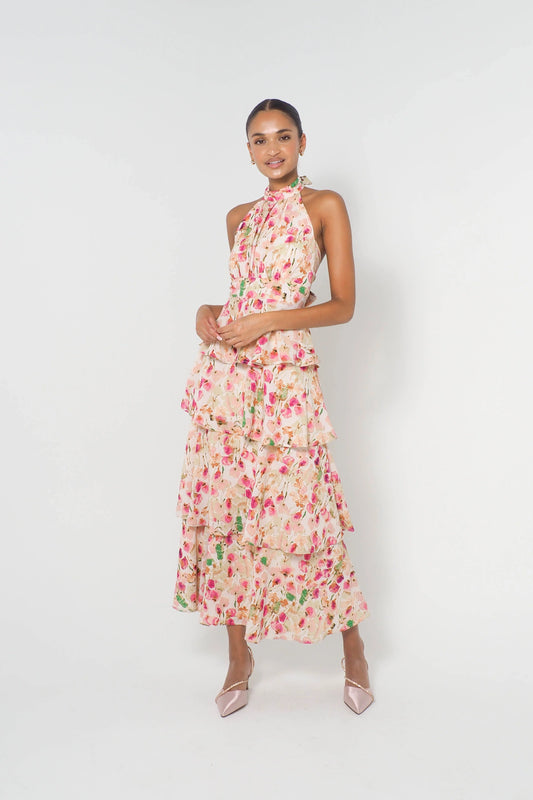 🌸Up to 50% off🔥 Harlow Floral Midi Dress