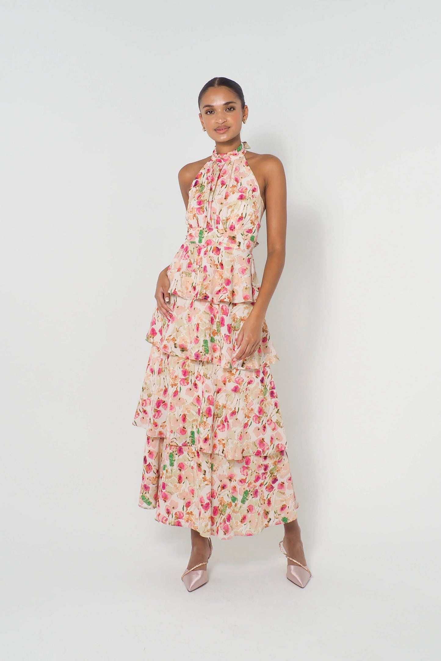 🌸Up to 50% off🔥 Harlow Floral Midi Dress