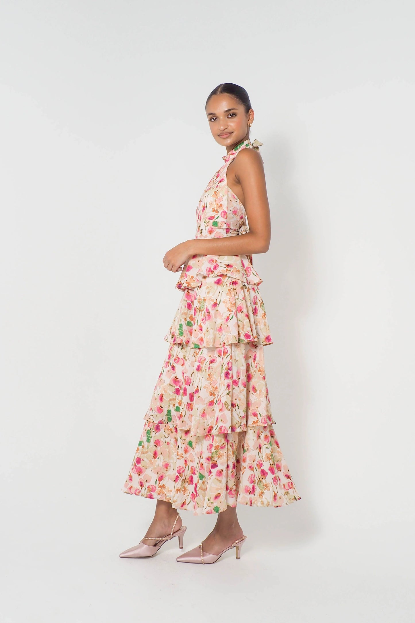 🌸Up to 50% off🔥 Harlow Floral Midi Dress